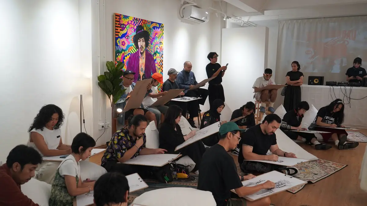 Cap Sayap Kerbau: Weekend Drawing Club