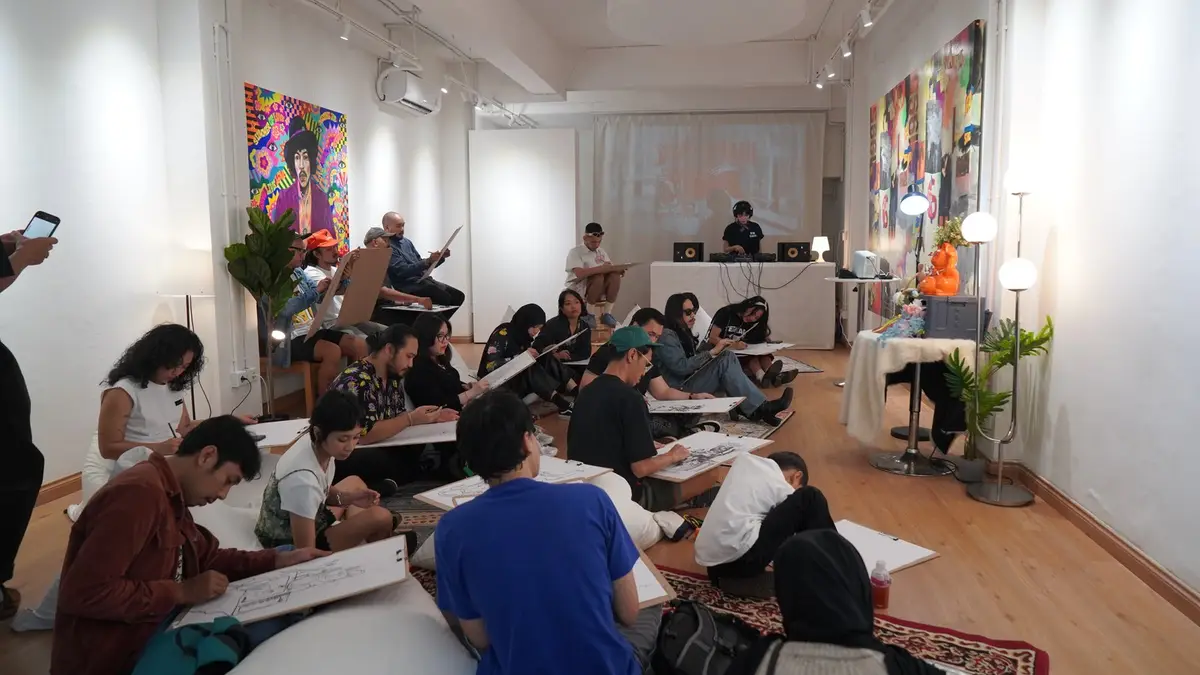 Cap Sayap Kerbau: Weekend Drawing Club