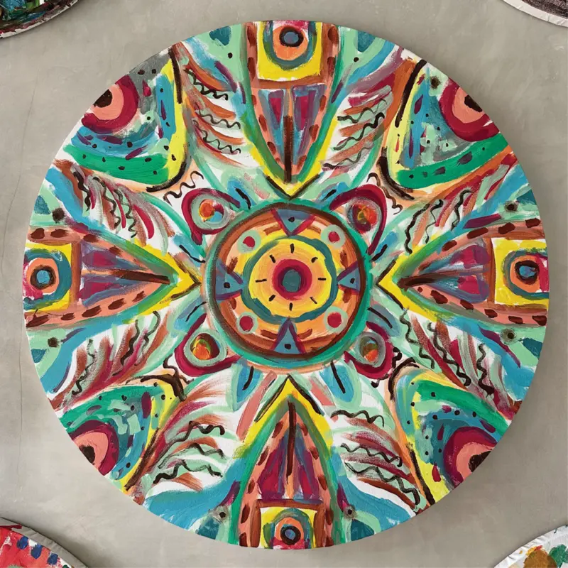 Colour composition mandala